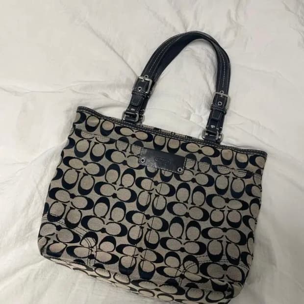 Coach black 90s 핸드백 토트백 