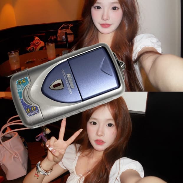 홍은채 디카) 니콘 쿨픽스 2500 nikon coolpix 디카