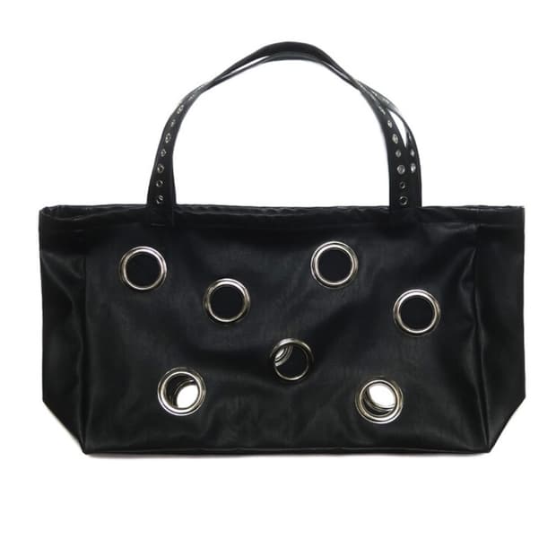 taae Eyelet Leather Big Bag 001