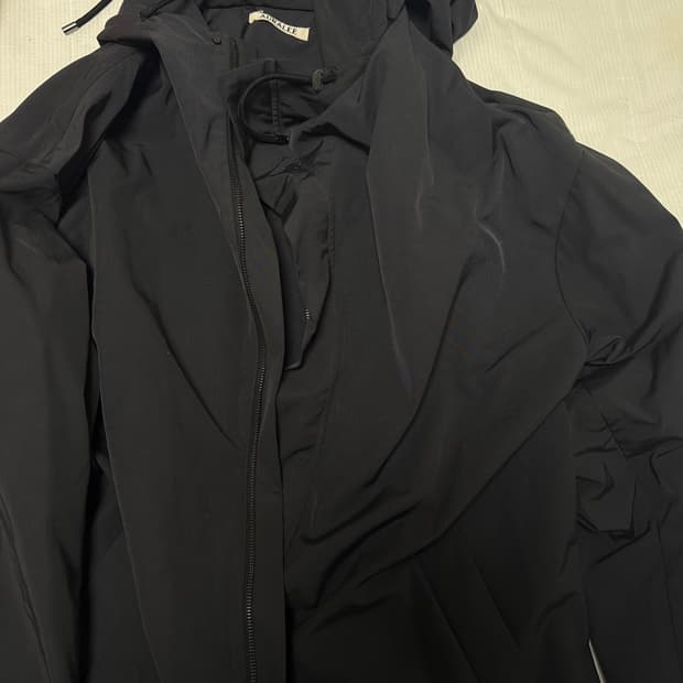 오라리 하이 덴시티 코튼 폴리 후디 블루종 5사이즈