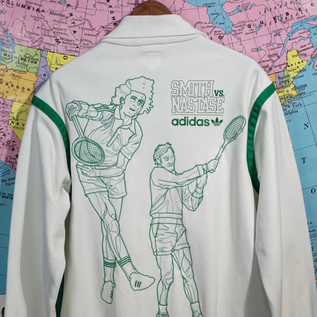 아디다스 스탠스미스 테니스 자수 트랙자켓