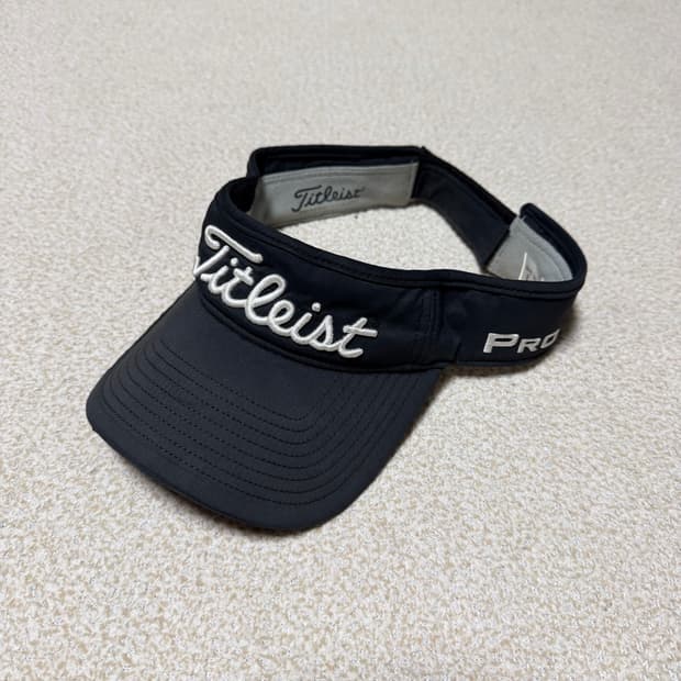타이틀리스트 선캡 블랙
