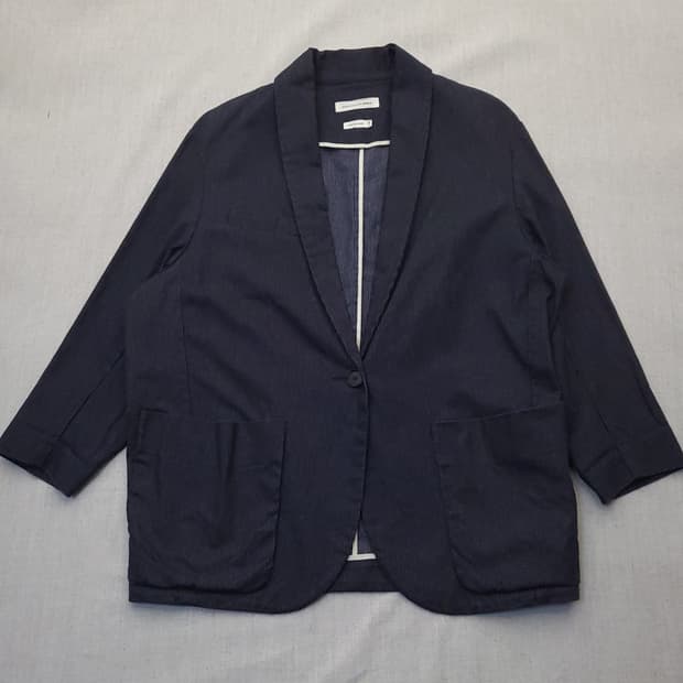 ISABEL MARANT ETOILE 블랙 스트라이프 숏 자켓 L