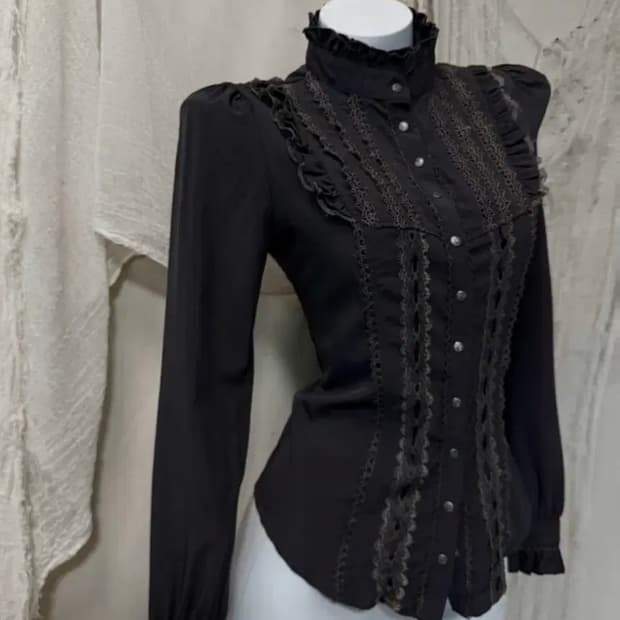 오즈온 Ozzon 고딕 블라우스