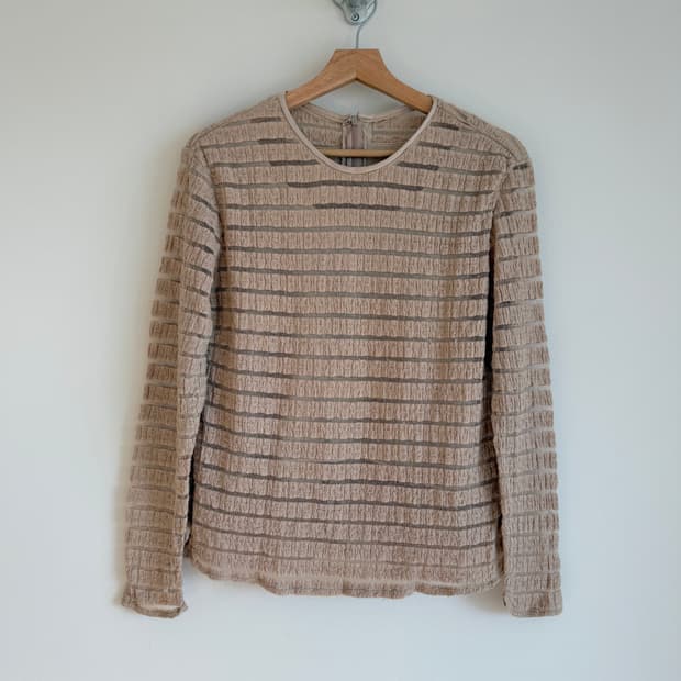 Pre owned 시스루 니트