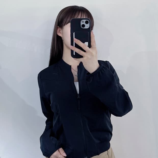나이키 블랙 스우시 자켓
