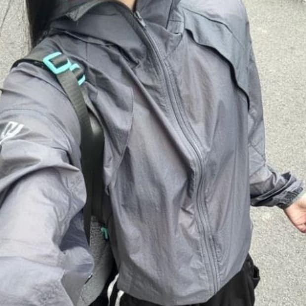 CATSSTAC 바람막이 그레이 M