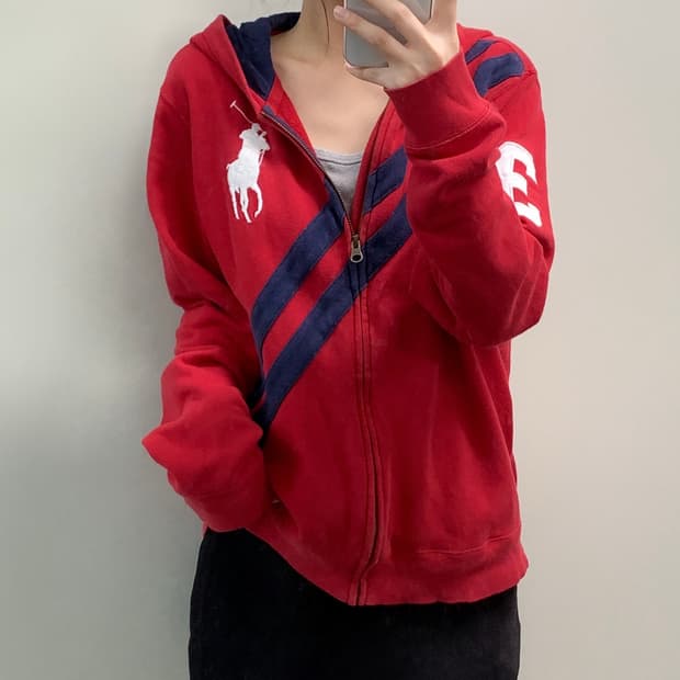 폴로 빅포니 후드집업