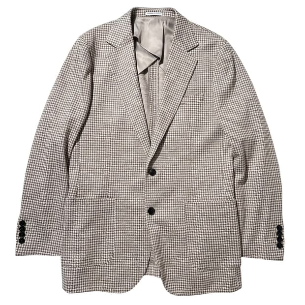 (매장판) 리스 하운드투스 체크 싱글 블레이저 자켓