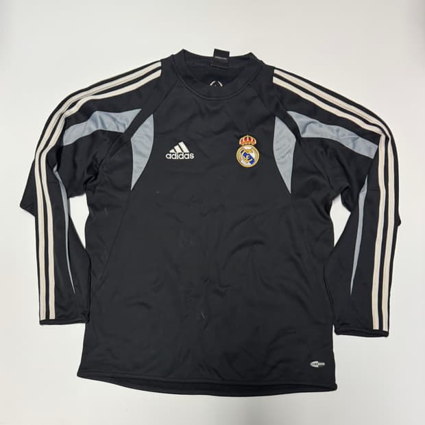 아디다스 올드스쿨 레알마드리드 기모 스웨트 탑 L