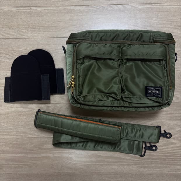 요시다포터 porter 카메라백 탱커 세이지그린