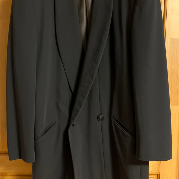 92aw 이세이 미야케 더블 숄카라 블레이저 m