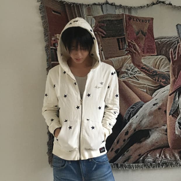 FUBU 별자수 후드집업