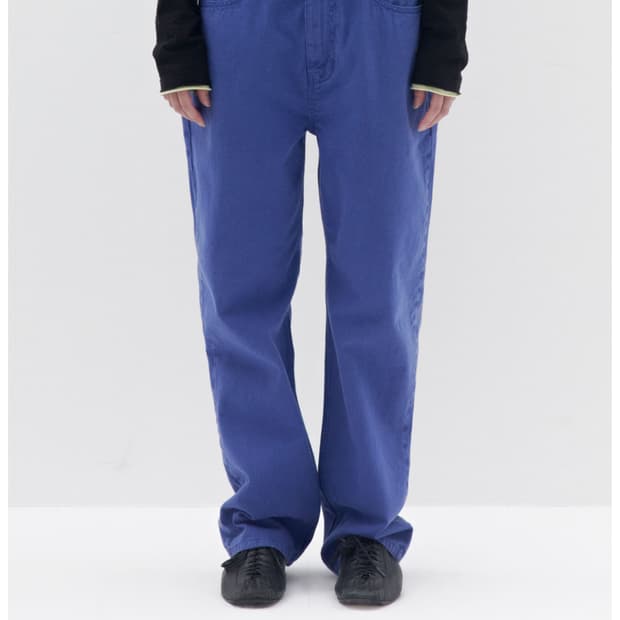 [구매]Parrt 
5P Dying Pants (Blue) 사이즈0,1