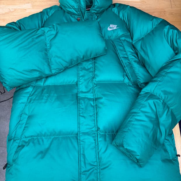 [XXL] 나이키 그린 패딩 점퍼