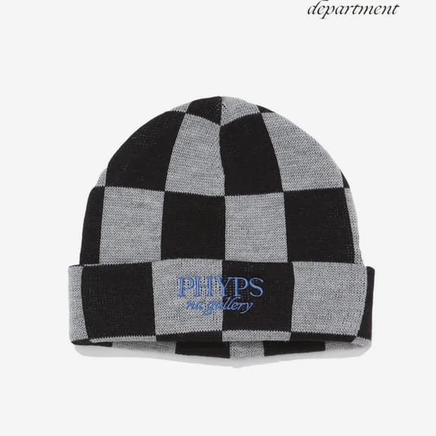 [새상품] 피지컬 디파트먼트 체크 비니