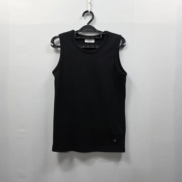 0192 스튜디오 톰보이 블랙 립 탱크탑