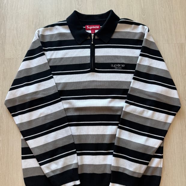 슈프림 스트라이프 니트 S 24 f/w