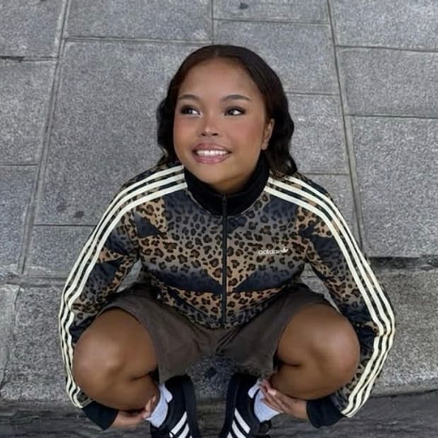 아디다스 오리지널 베켄바우어 레오파드 트랙탑 저지