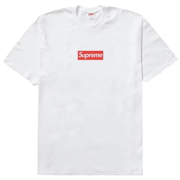 슈프림 Supreme 웨스트 할리우드 박스로고 티셔츠 화이트 - 23SS