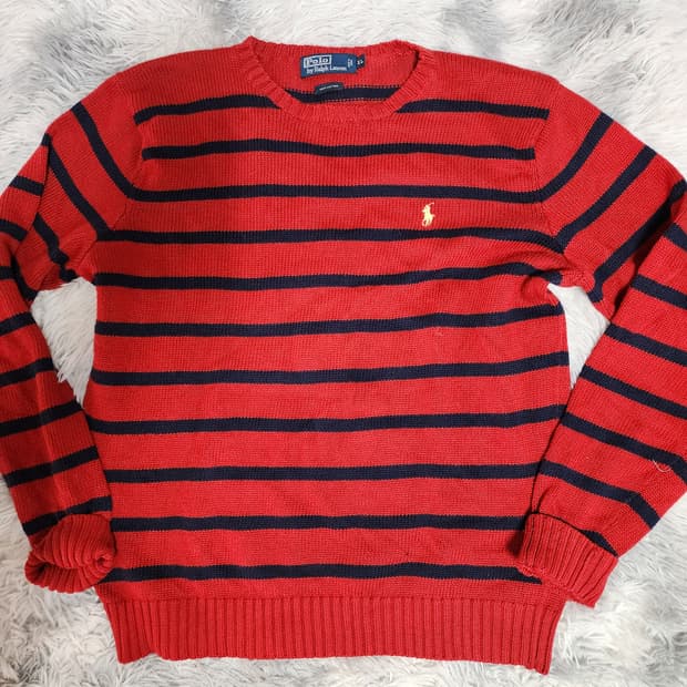 폴로 랄프로렌 스트라이프 니트 XL