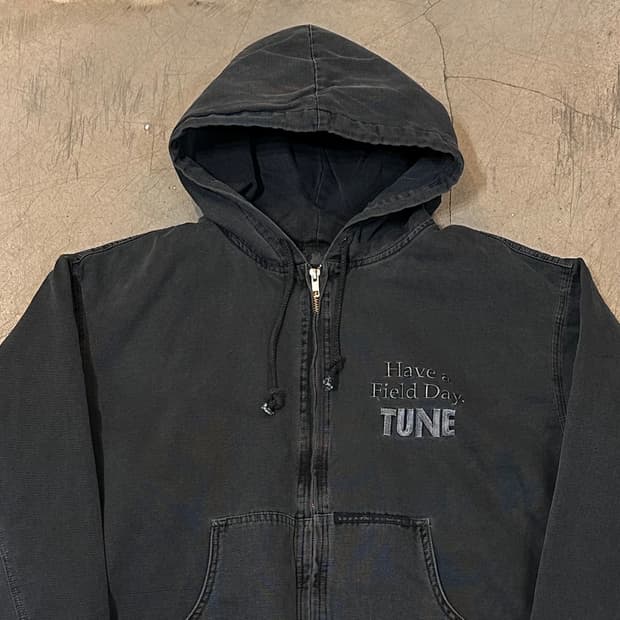 M 디스이즈네버뎃 차콜 후드 자켓