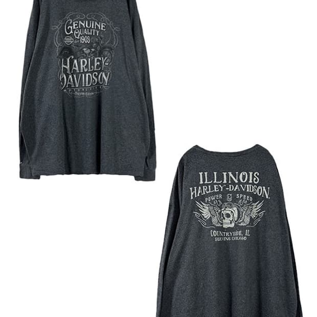 [3XL] HARLEY DAVIDSON 할리 빈티지그래픽 긴팔티