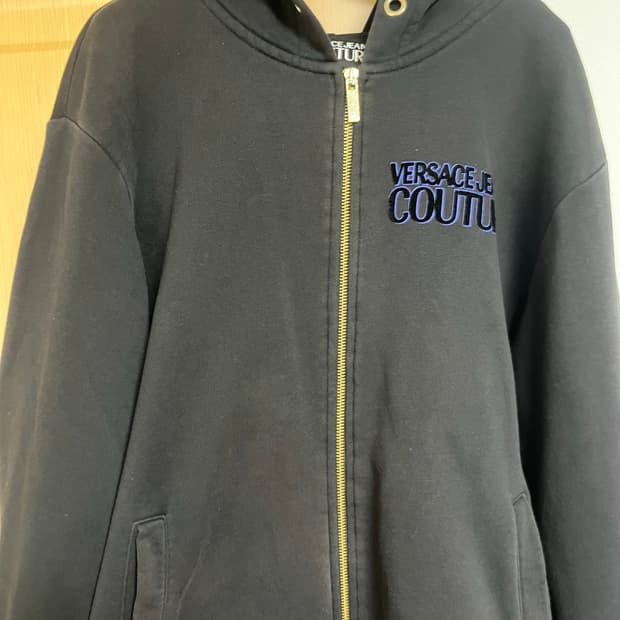 19FW 베르사체 블랙 집업 자켓