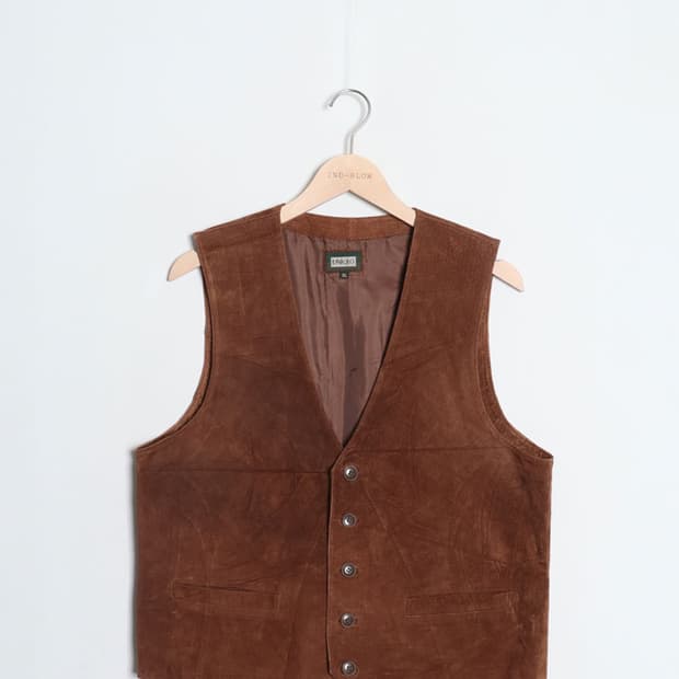 90's UNIQLO Pigskin Vest