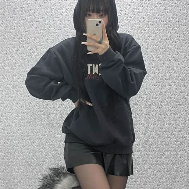 시눈 올드스쿨 빈티지 캐주얼 어센틱 스펠아웃 후드티 105 C09813