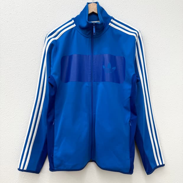 아디다스 오리지널 트레포일 트랙탑 져지 블루