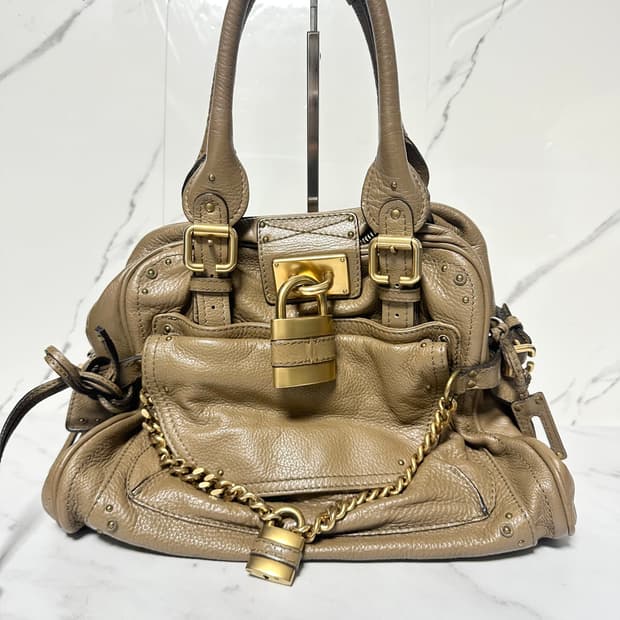 [A+ 정품] 끌로에 패딩턴백 브라운 라지