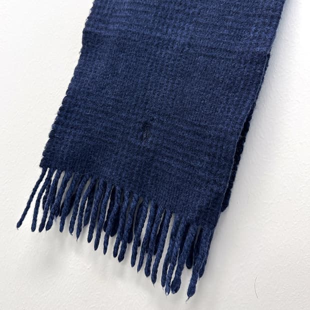 폴로 랄프로렌 리버시블 양면 울 체크 머플러 헤링본 목도리 리버서블 공용