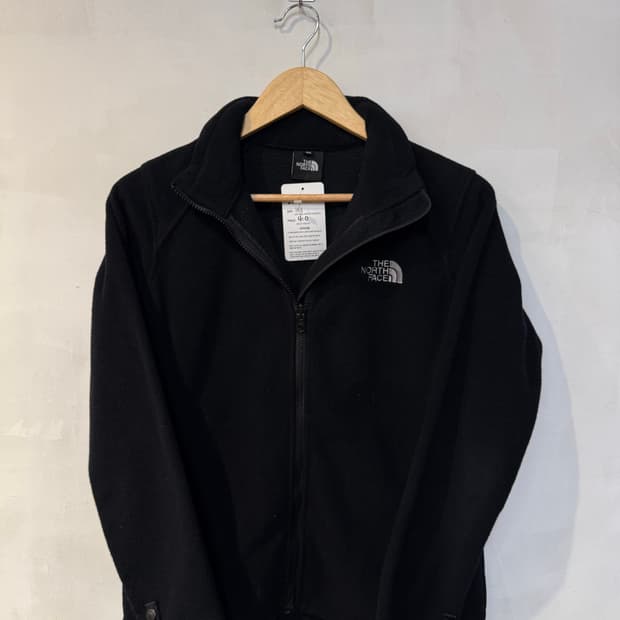 노스페이스 블랙 플리스 집업