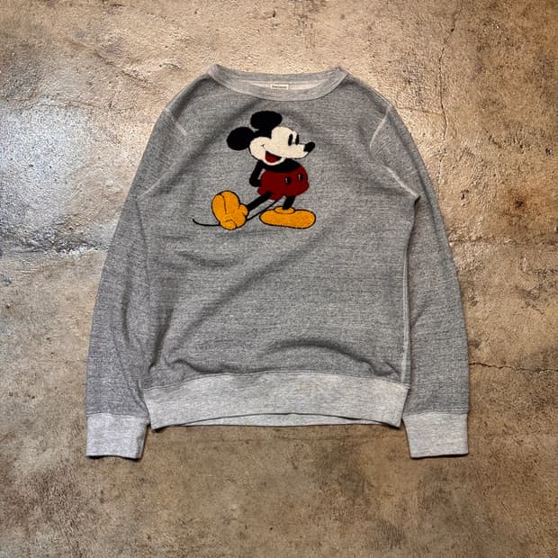 44-55 ) DENIM DUNGAREE x Disney Sweat