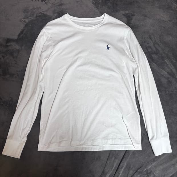 폴로 랄프로렌 롱슬리브 화이트