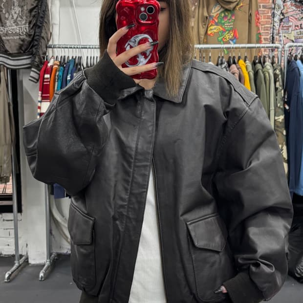 VTG 에어포스 A2 가죽자켓