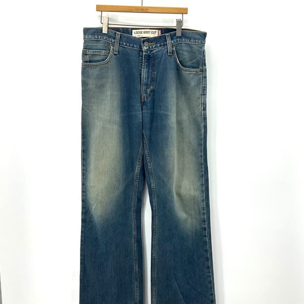 [LEVI'S] 리바이스 567 워싱 부츠컷  멕시코산 데님팬츠