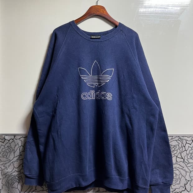 90s 아디다스 트레포일 스웻셔츠
