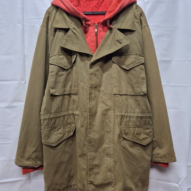 폴로 후드 야상점퍼 