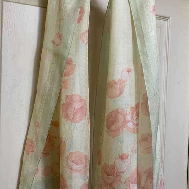 랄프 로렌 컬렉션-퍼플라벨 플라워 스카프(실크)