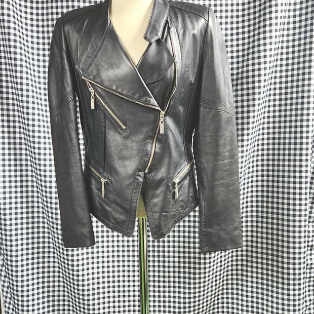 리얼 양가죽 슬림 라이더 | 핏 미친 블랙 자켓