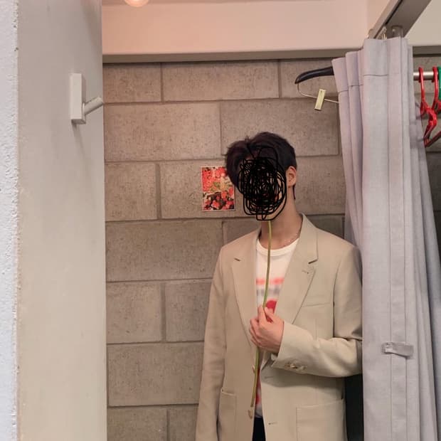 AMI 코튼 블레이저 자켓