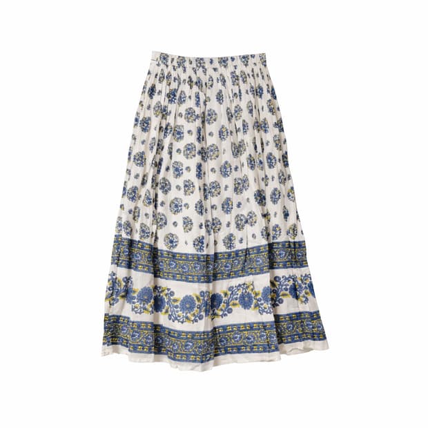 블루 가든 코티지 롱 스커트