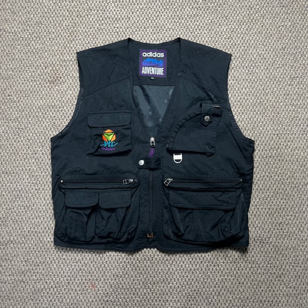 아디다스 어드벤쳐 조끼 블랙 95