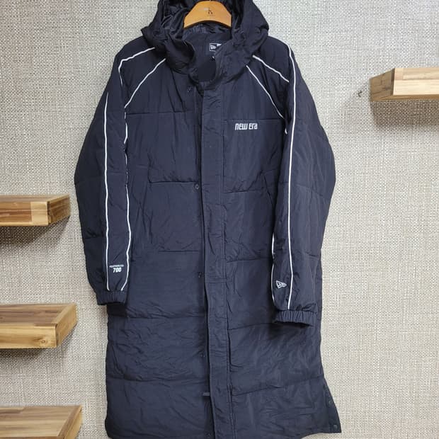 100사이즈 뉴에라 후드 롱패딩 점퍼 3m 신슐레이트