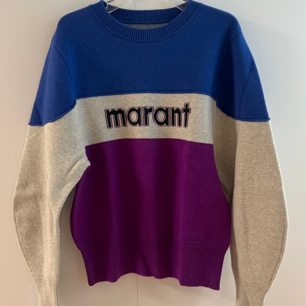 Isabel Marant Etoile 이자벨마랑에뜨왈 로고 니트 스웨터