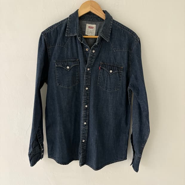 Levis’s Denim Western Shirt.