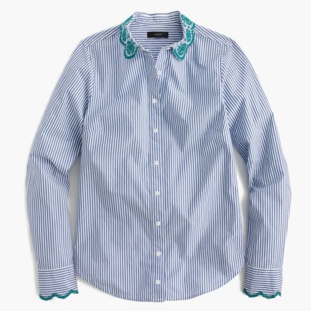 새제품) 제이크루 스트라이프 셔츠 