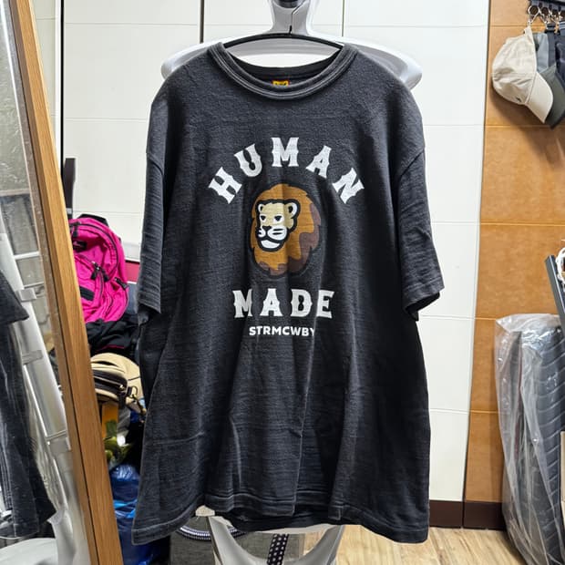 휴먼메이드 hbx 별주 라이온 반팔 티셔츠 xl